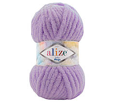 Пряжа Alize Softy MEGA Алізе Софті Мега, №28 бузковий