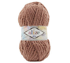 Пряжа Alize Softy MEGA Алізе Софті Мега, №261 молочний шоколад