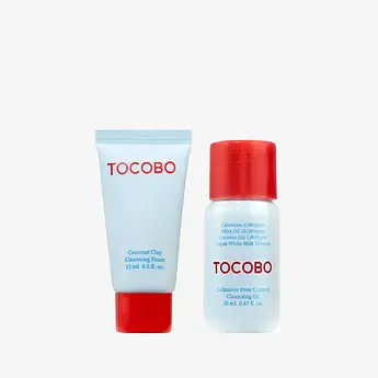 Набір мініатюр для подвійного очищення Tocobo Double Cleansing Mini Duo (15мл + 20мл)