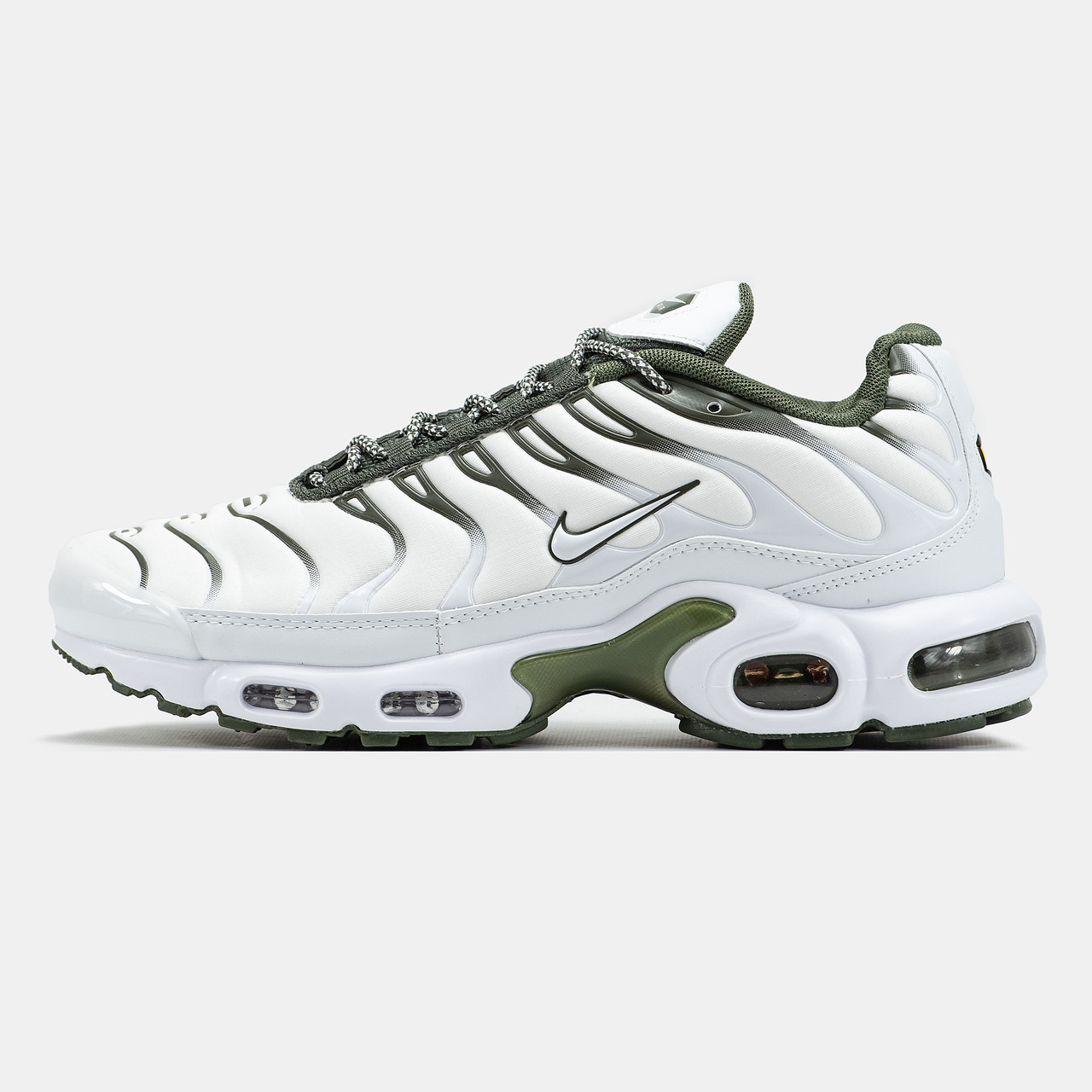 Чоловічі Кросівки Nike Air Max TN Plus White Olive / Найк Аїр Макс ТН Плюс