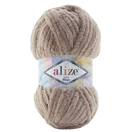 Пряжа Alize Softy MEGA Алізе Софті Мега, №530 капучіно, фото 1