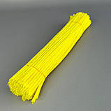 Пухнастий дріт (синель) 30 см - жовтий яскравий, фото 2