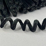 Пухнастий дріт (синель) 30 см - чорний, фото 3