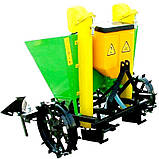 Дворядна картоплесаджалка Бомет (62 - 68 см) для мінітрактора (об'єм бункера 180л) з кроком посадки 29-32-35см, фото 8