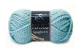 Nako SPAGHETTI ( Спагетті ) № 6199 бірюзовий (Вовна з акрилом, нитки для в'язання)