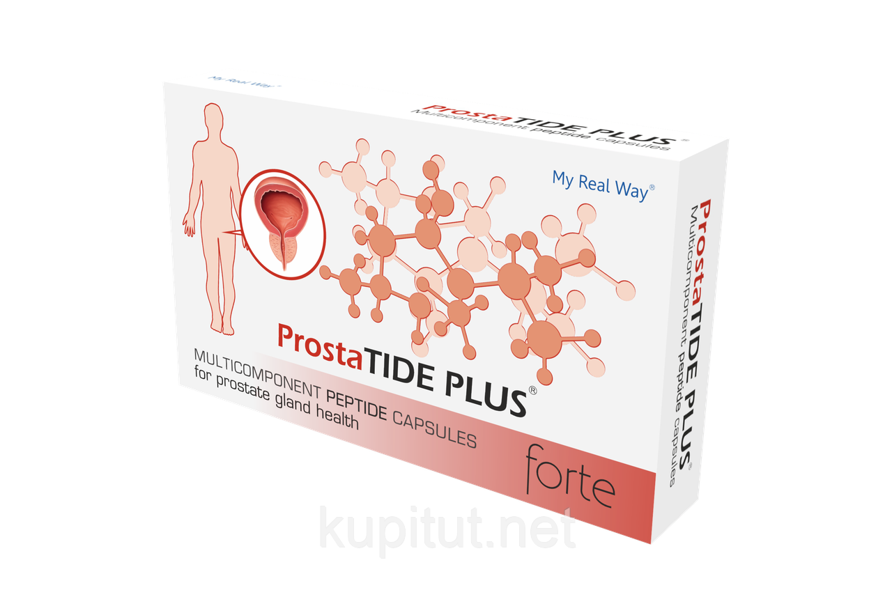 Prosta TIDE PLUS FORTE (пептидний комплекс для підтримки структури та функцій передміхурової залози), фото 1