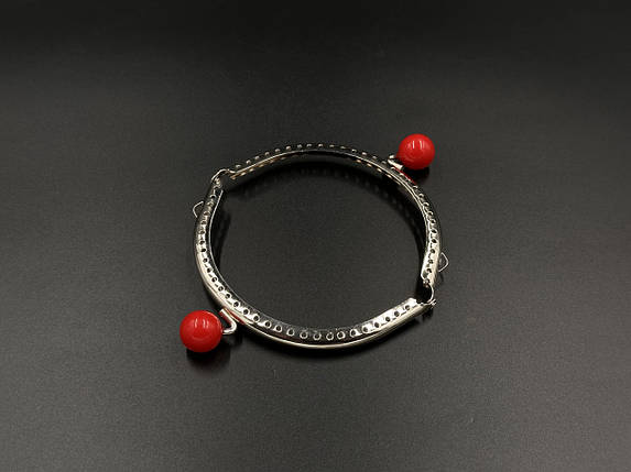 Фермуар. Колір "срібло". 10.5см, фото 3