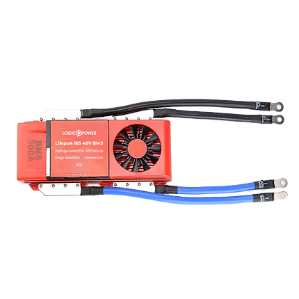 Smart BMS плата LP LiFePO4 48V 16S Dis 300A Ch 150A CAN+Bluetooth, фото 1