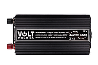 Перетворювач інвертор SINUS-800/1600W (12В/230В) VOLT POLSKA, фото 4