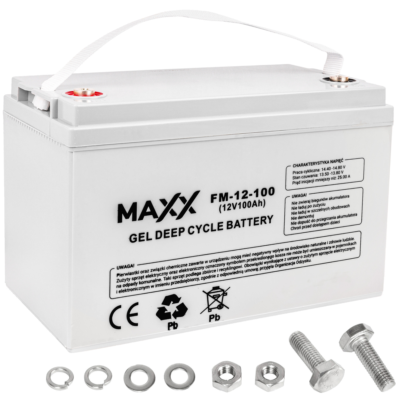 Гелевий акумулятор DEEP MAXX 100 Аг, 12 В