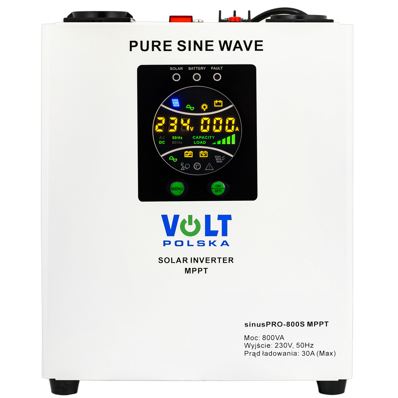 ДБЖ SINUSPRO 800S сонячний перетворювач 12В 800Вт VOLT POLSKA