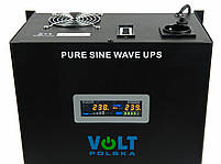 Перетворювач напруги SINUS UPS-500+40Аг (12В/230В/500Вт) + акумулятор VOLT POLSKA, фото 6