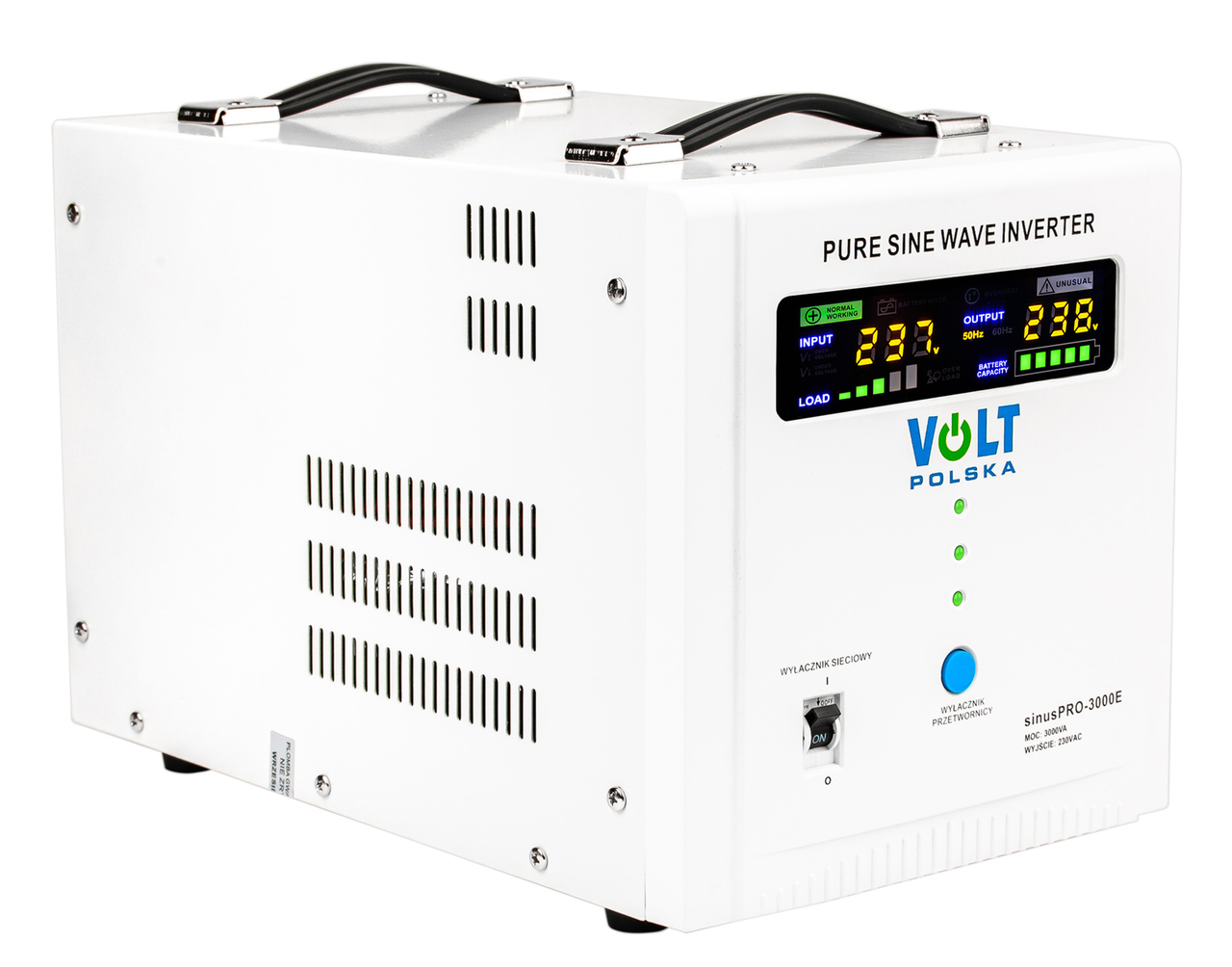 Перетворювач напруги ДБЖ SINUS PRO-3000E (48 В/230 В/3000 ВА) VOLT POLSKA