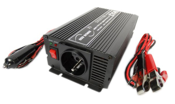 Перетворювач напруги інвертор SINUS 600 24/230В 600Вт чиста синусоїда VOLT POLSKA