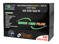 Перетворювач напруги SINUS 1200 PLUS 12/230 В 600/1200 Вт VOLT POLSKA, фото 5