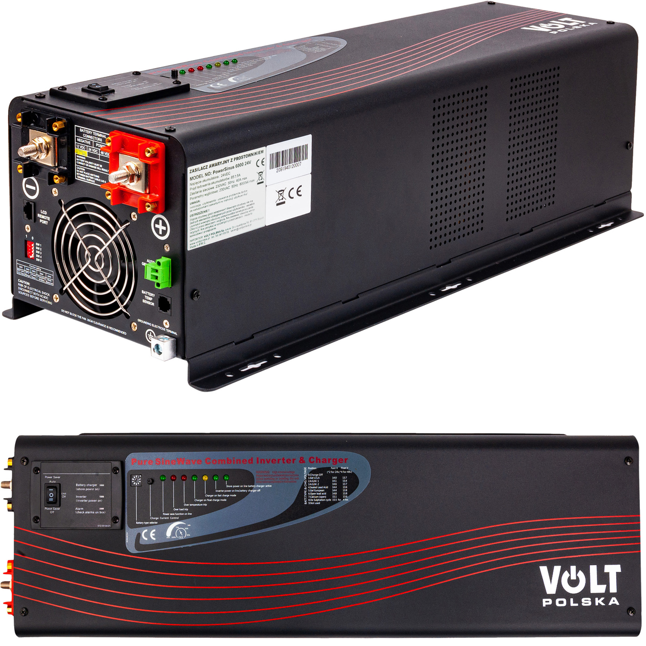 ДБЖ Powersinus перетворювач-6000/18000Вт 48/230В VOLT POLSKA