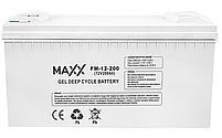 Гелевий акумулятор DEEP CYCLE MAXX 200 Аг, 12 В, фото 3
