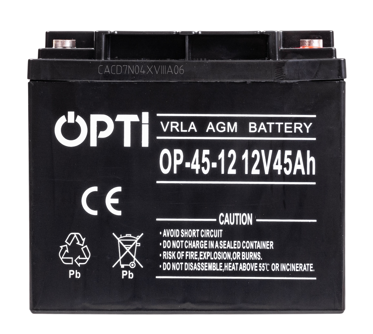 Акумулятор AGM OPTI 12V 45Ah необслуговуваний VOLT POLSKA