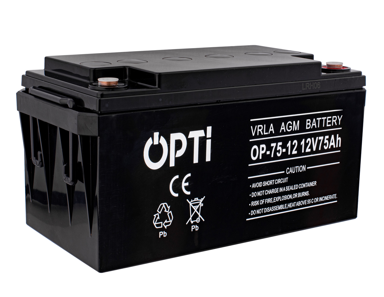 Акумулятор AGM OPTI 12 В 75 Аг Необслуговуваний VOLT POLSKA