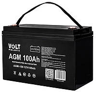 Акумулятор AGM 12В 100Ач необслуговуваний VOLT POLSKA, фото 4