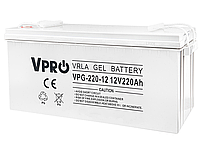 Необслуговуваний акумулятор VPRO GEL SOLAR 12 В 220 Аг VOLT POLSKA, фото 4