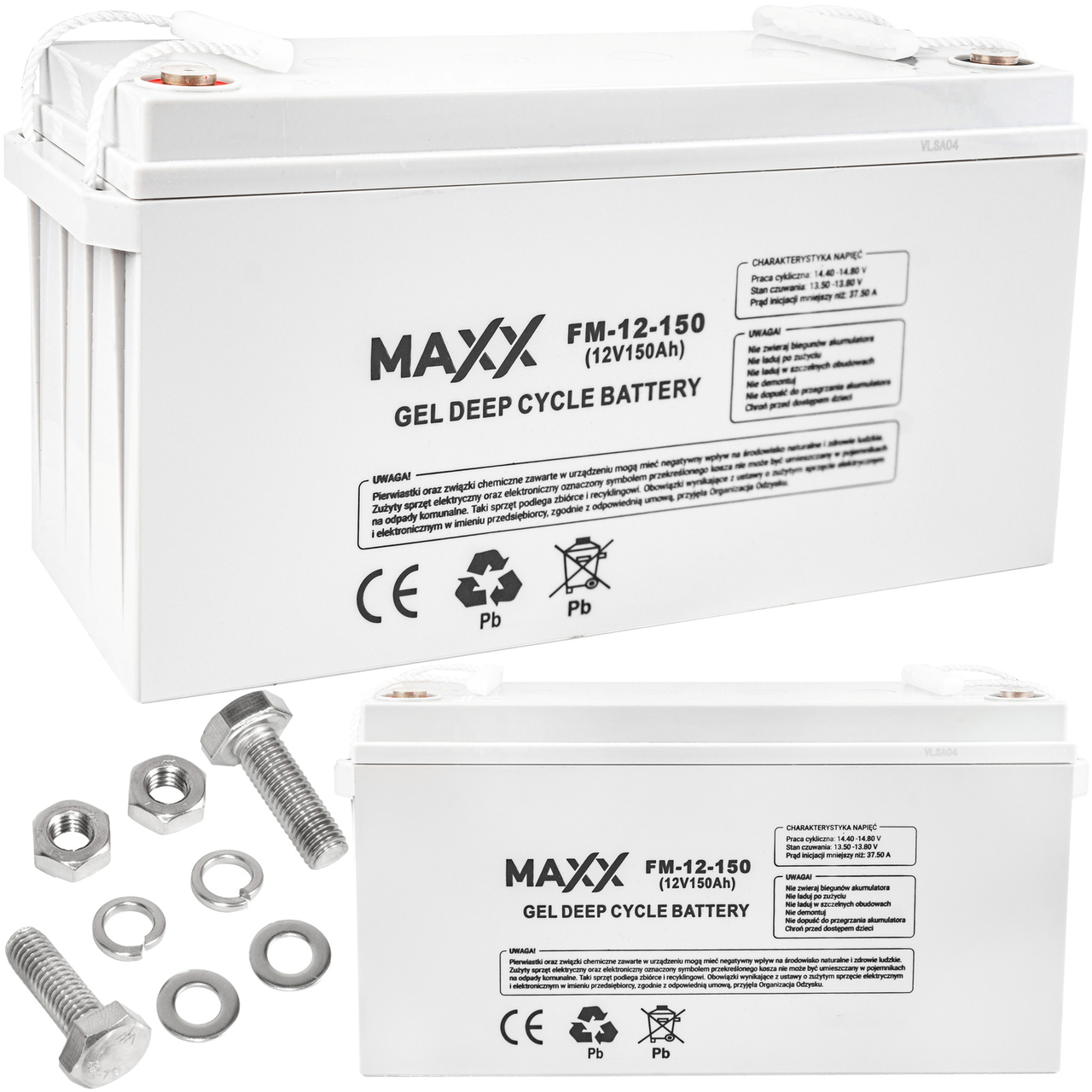 Необслуговуваний акумулятор MAXX DEEP CYCLE 150 Аг, 12 В