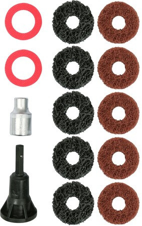 Комплект для чищення ступиць та поршня YATO YT-25384, фото 1