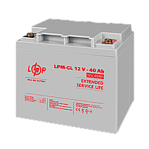 Акумулятор гелевий LPM-GL 12V - 40 Ah, фото 3