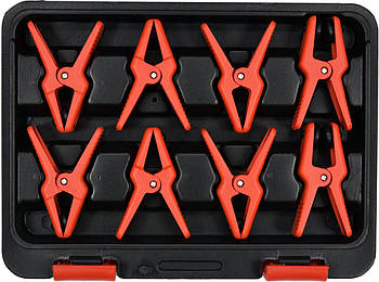 Затискачі для металевих проводів 8 шт YATO YT-08391