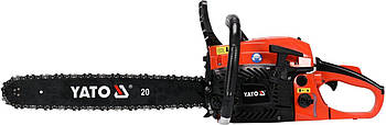 Ланцюгова бензопила 3,4 л.с. YATO YT-84910