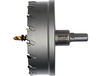 Коронка TCT по металу 102мм YATO YT-44074