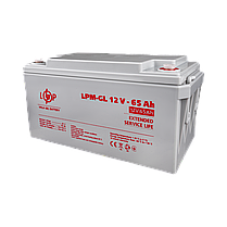 Акумулятор гелевий LPM-GL 12V - 65 Ah, фото 3