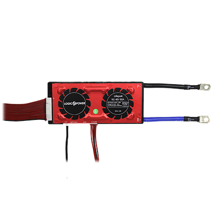 Smart BMS плата LP LiFePO4 48V 16S Dis 80A Ch 40A UART+RS485+CAN, фото 1