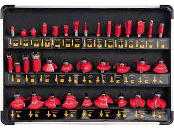 Набір фрез по дереву для електрофрезера YATO YT-6803