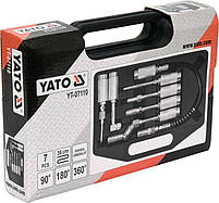 Набір ніпелів для шприців для змащення 7 шт YATO YT-07110, фото 5