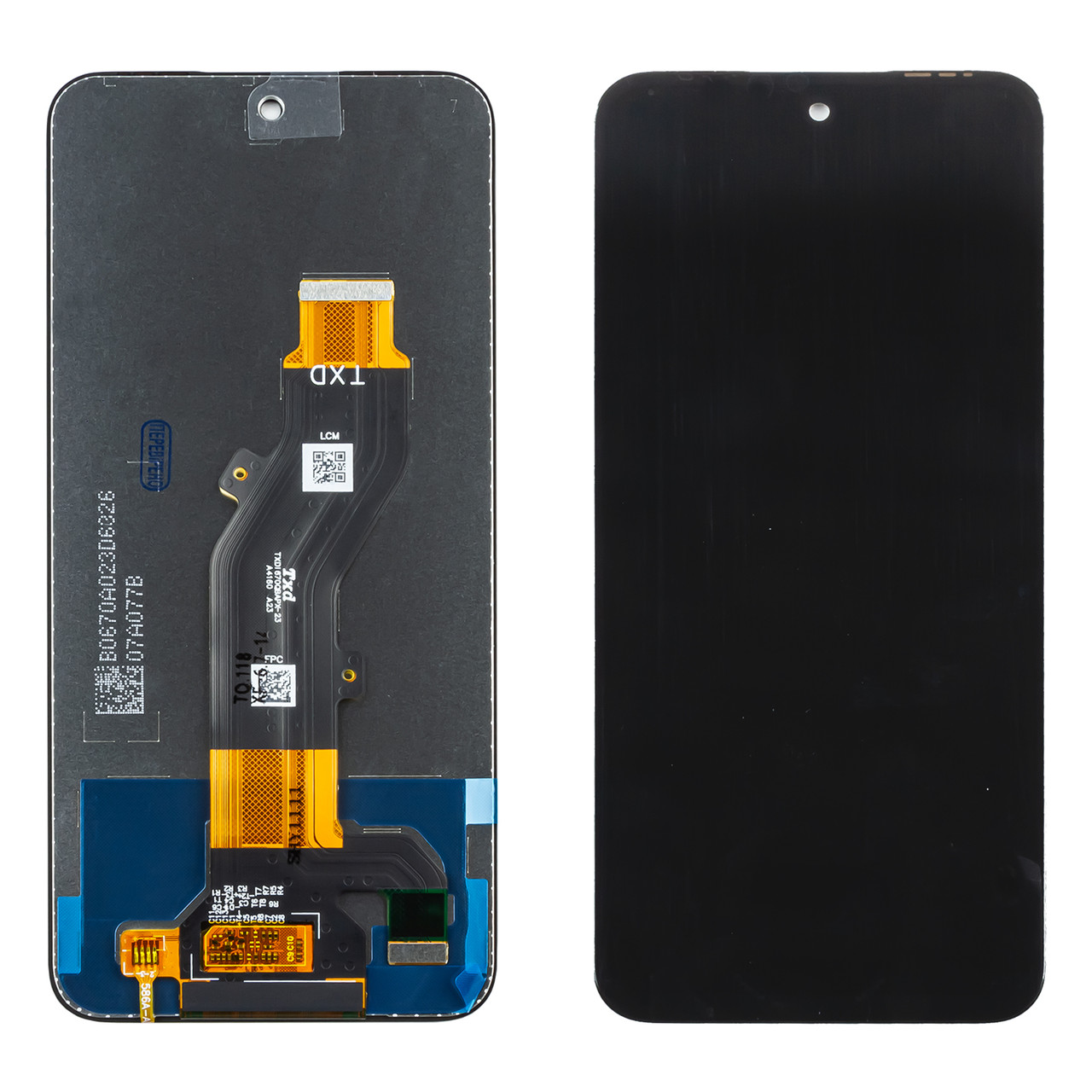 Дисплей TECNO Spark 30C (KL5n) (2024) з чорним тачскрином