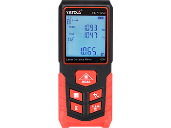 Лазерний далекомір рулетка до 100 м YATO YT-731252