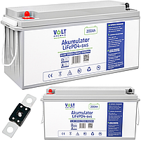 Акумулятор для кемпера LiFePo4 BMS 200ah 12,8V 150A дуже легкий VOLT POLSKA, фото 7