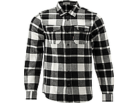 Фланелева сорочка, біло-чорна, YATO YT-78815 розмір XL