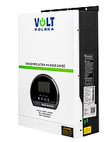 Сонячний інвертор ДБЖ перетворювач 24В SINUS PRO ULTRA-HV 6000 ВА 80 А MPPT VOLT POLSKA, фото 4