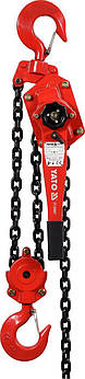 Ланцюгова ручна важільна таль 6 тонн YATO YT-58967