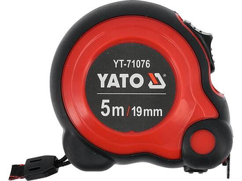 Рулетка сталева 5м х 19мм YATO YT-71076