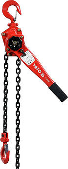 Таль важільна ланцюгова 1,5 тонни YATO YT-58964