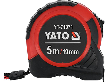 Рулетка сталева 5м х 19мм YATO YT-71071