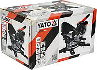 Професійна пила торцювання 185 мм 18 В YATO YT-82816, фото 8