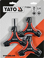 Набір ключів шестигранних 26 шт. YATO YT-05644, фото 5