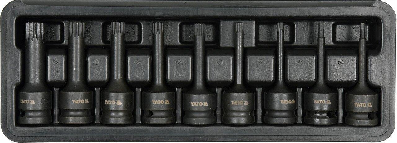 Набір ударних шестигранних ключів SPLINE 1/2" YATO YT-10691