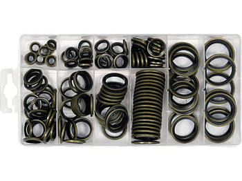 Набір метало-гумових накладок 150 шт. YATO YT-068582