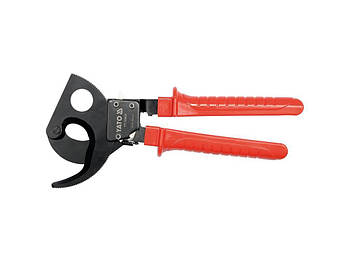 Ножиці з храповим механізмом для кабелю 380мм²/ 380мм YATO YT-18602