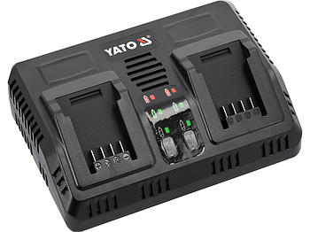 Подвійний зарядний пристрій 18В 2.2А YATO YT-828499